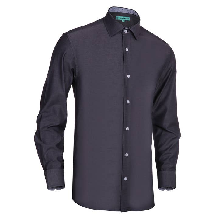 Mio Marino - Wholesale Button Down Shirt - Men's - Oxford Slim Fit Shirt10