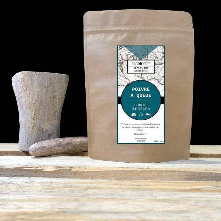 Cubebe Black Pepper 250G Java Island per la vendita all'ingrosso da parte di Factorerie Poivres