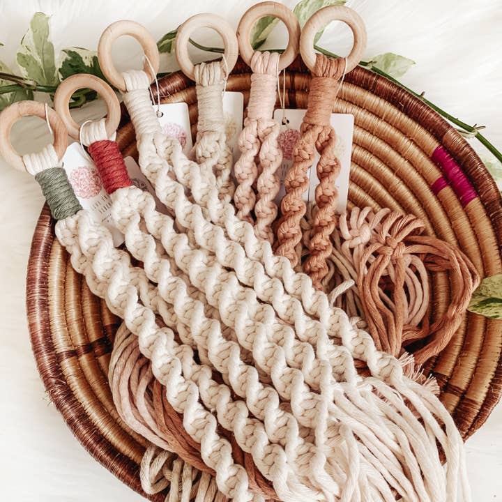 Live Free Fibers – Großhandel Pflanzenampel – Tamarindo Makramee Pflanzenaufhänger