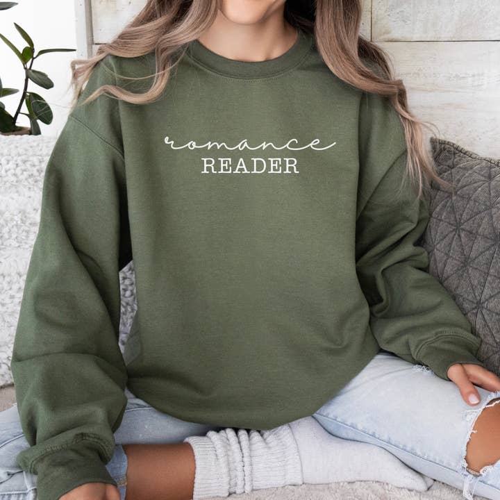 Romance Reader Sweatshirt for wholesale by Love On A Shelf