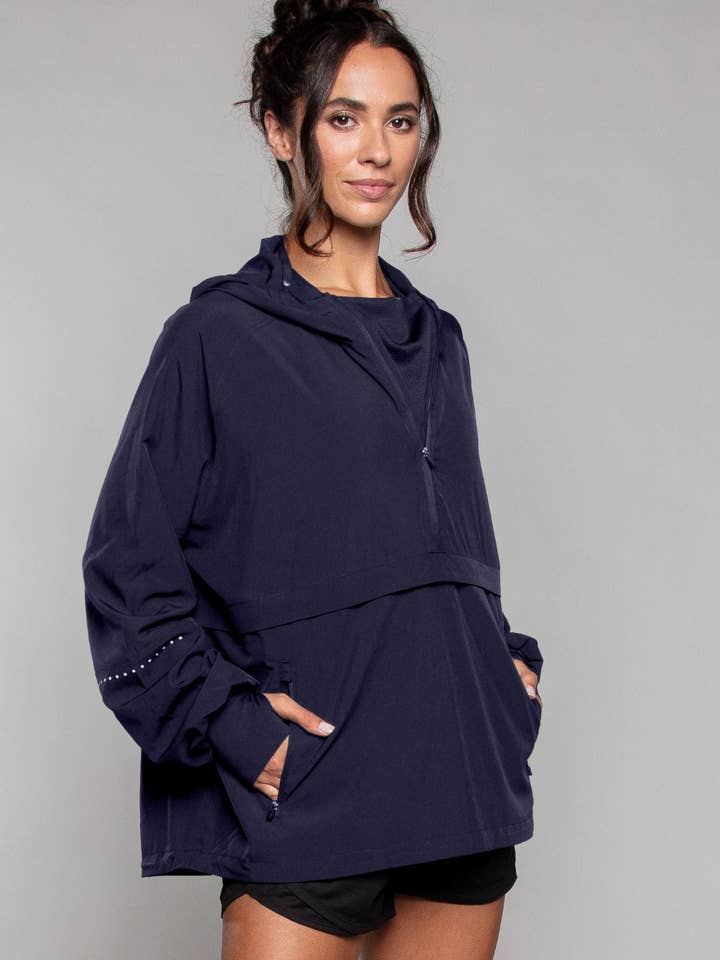 Lightweight Shell Track Jacket Dusk for wholesale by Born Nouli Activewear