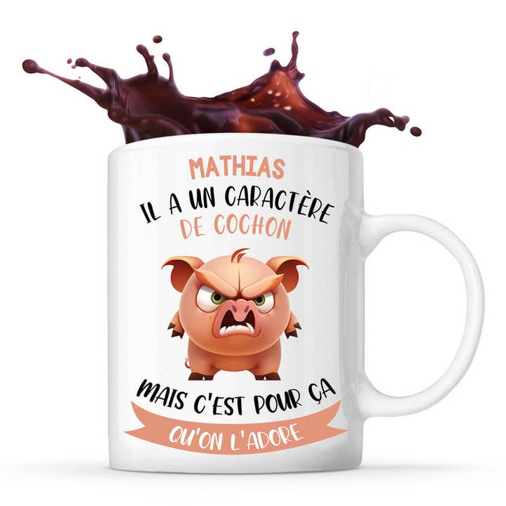 Planetee - Wholesale Coffee Mug - Mathias Pig Character Mug
