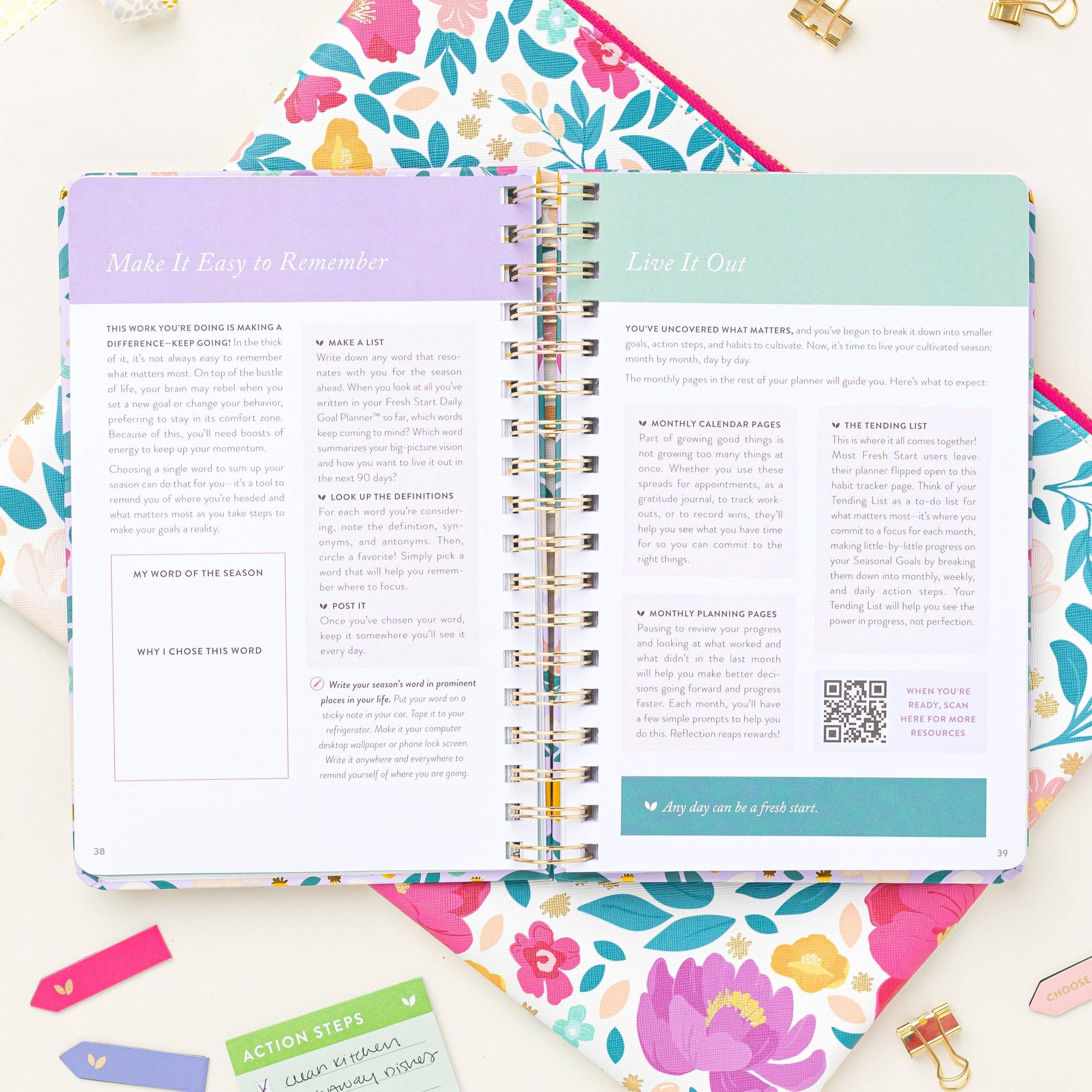 Cultivate What Matters - Wholesale Planner - Fresh Start Daily Goal Planner® | Aloe3