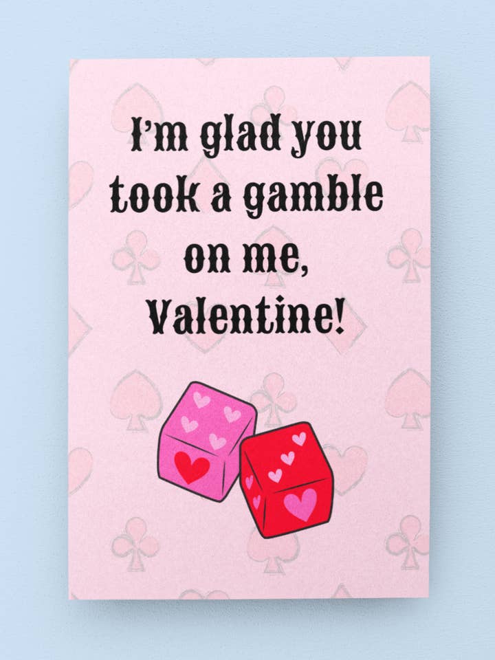 All Aces Valentine's Day Card - 5 x 7 with Envelope for wholesale by Golly Gee Press