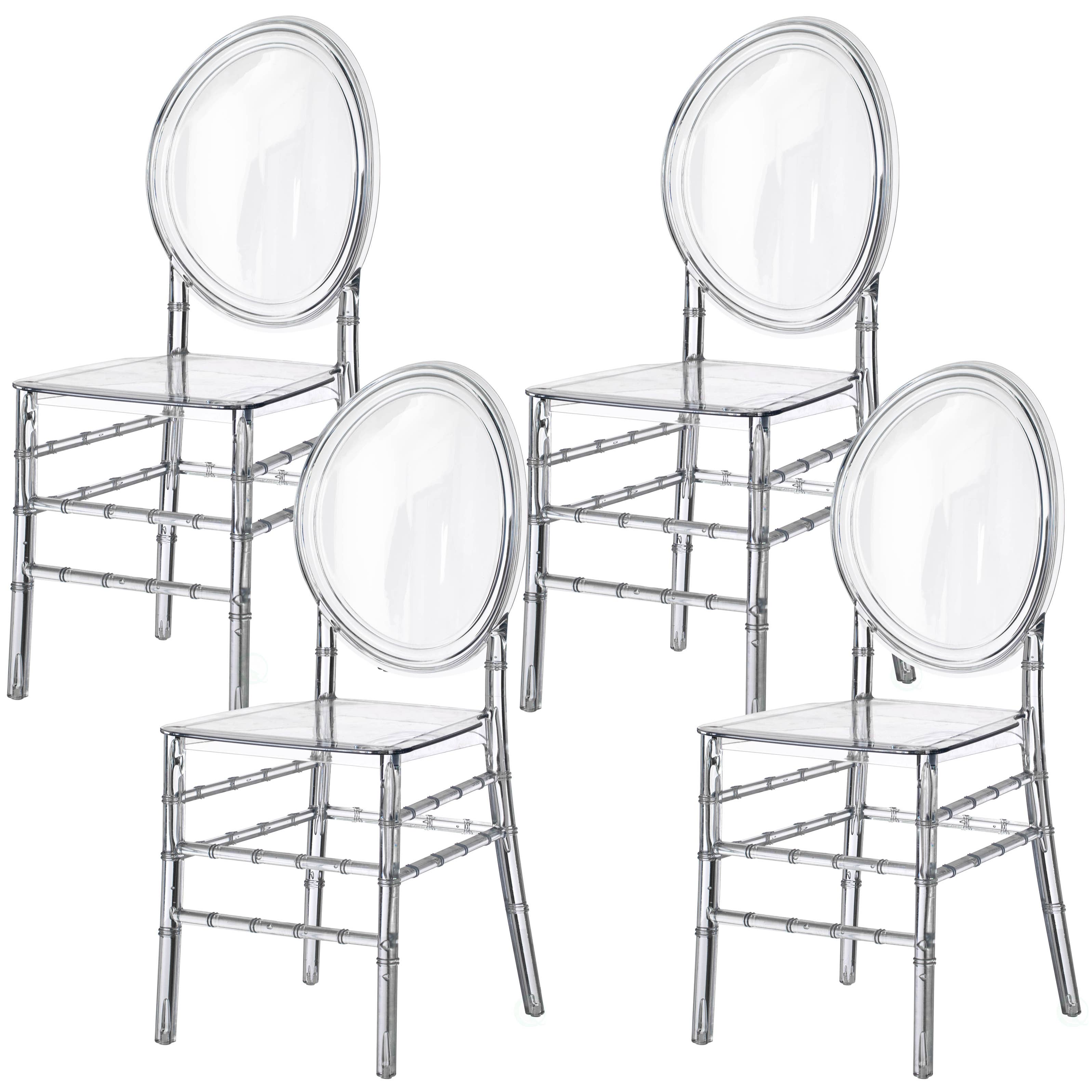 Quickway Imports - Wholesale Chair - Modern Florence Stackable Crystal Ice Chair, Acrylic Seating1