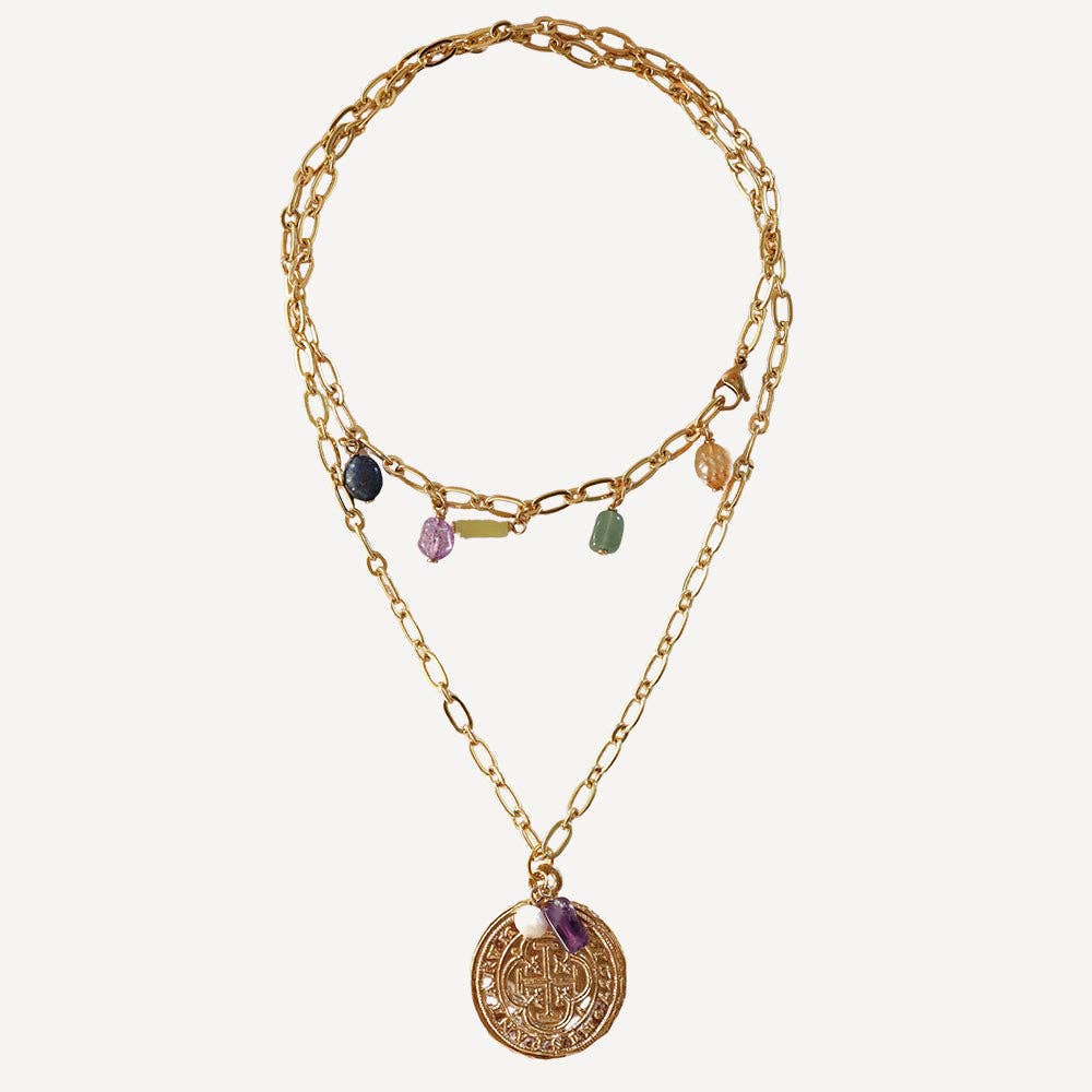 ÉMOLO - Wholesale Pendant/Charm Necklace - COOL Long Coin Necklace4