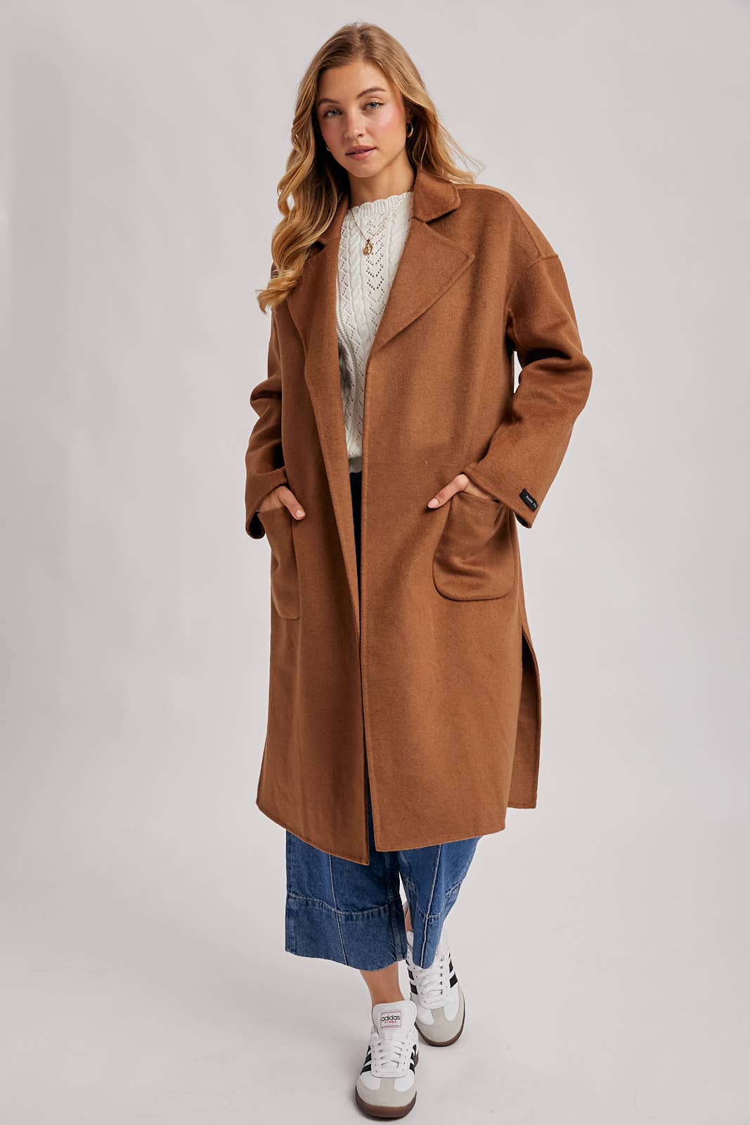 Bluivy - Wholesale Coat - Women's - HANDMADE BELTED LONGLINE COAT16