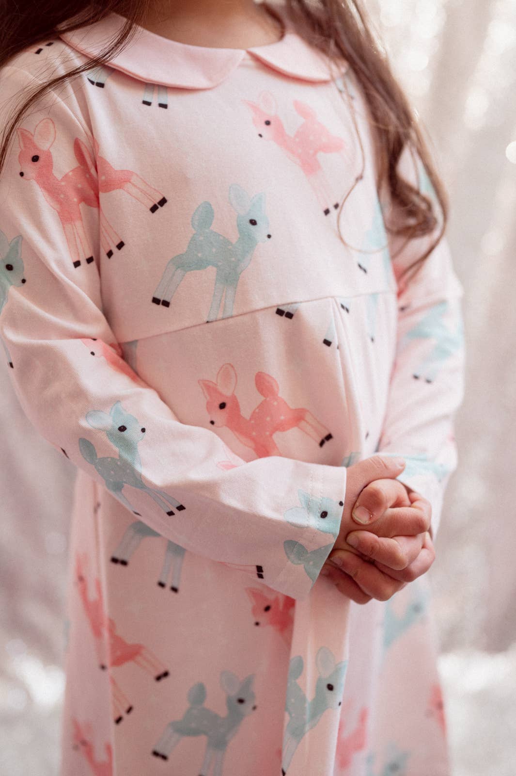 Strawberry Jam Kids - Wholesale Dress - Kids - Retro Pink Reindeer Girls Dress Vintage Style7