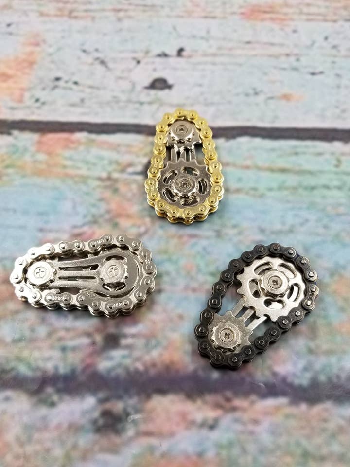 Metal Bicycle Chain Decompression Toy Fidget Toy and other Purchase Wholesale cycling. Free Returns & Net 60 Terms on Faire trending on Faire.