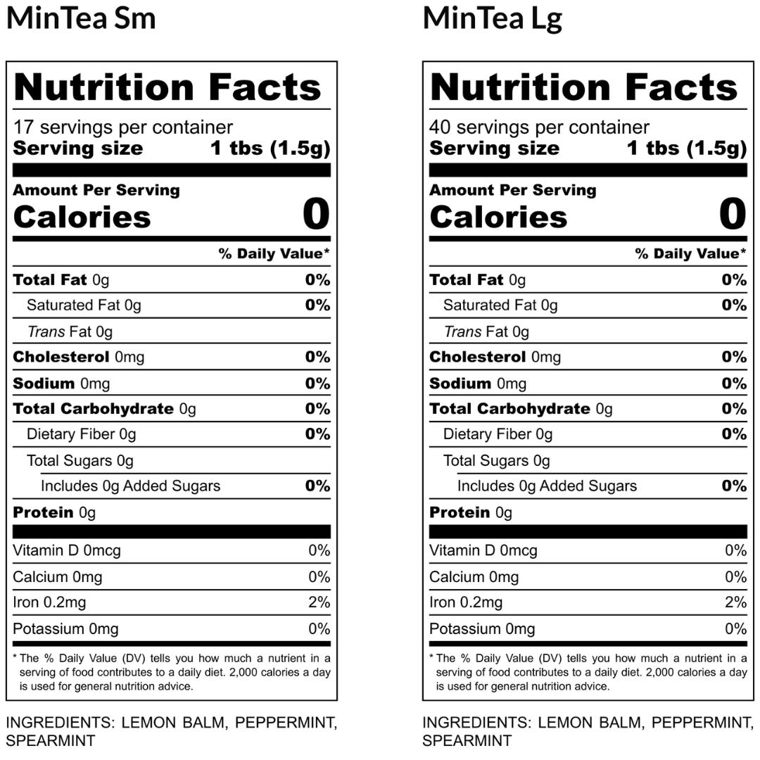 The Herbal Scoop - Wholesale Loose Tea - MinTea Herbal Tea Blend4