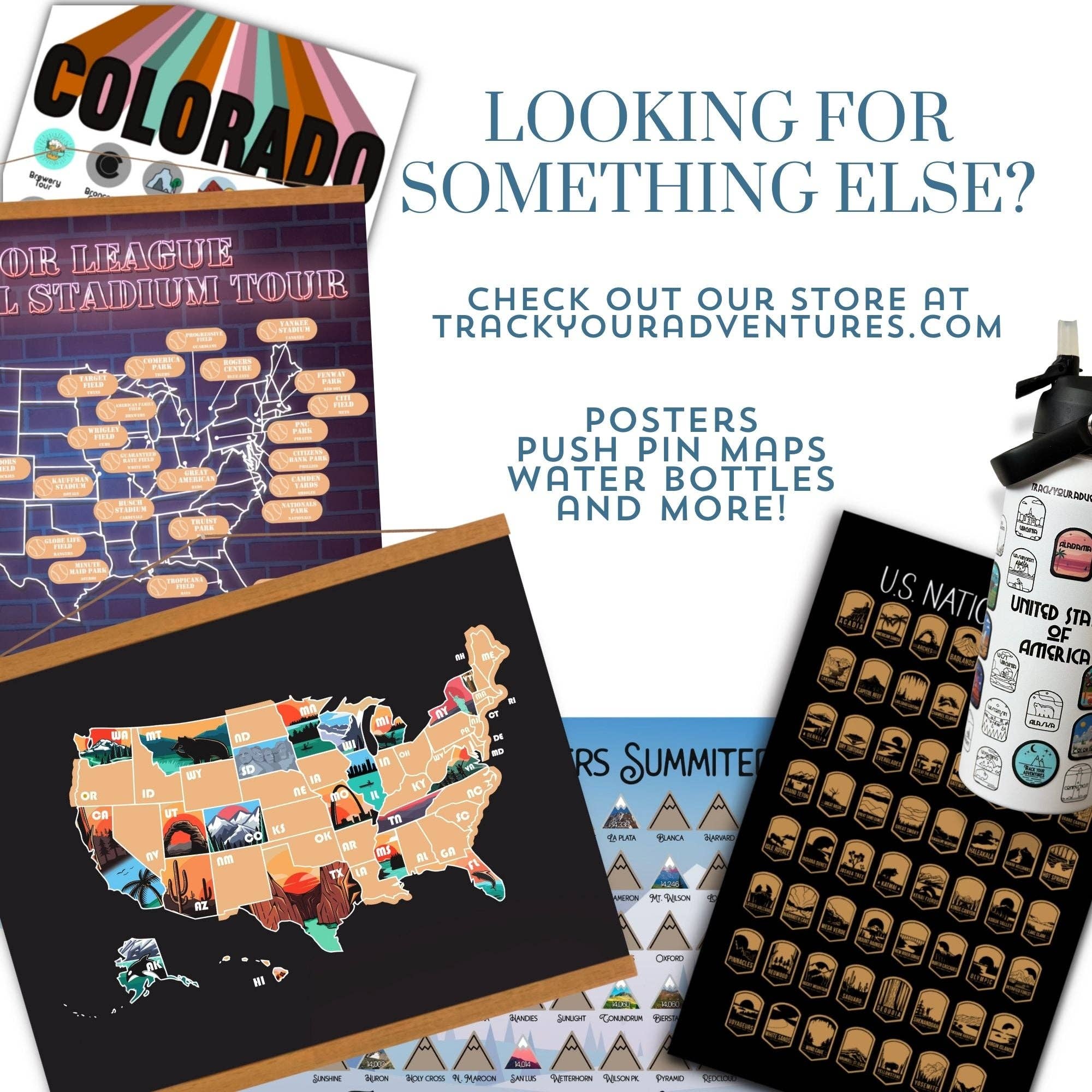 Track Your Adventures - Wholesale Map - Small USA Map with 63 National Parks Scratch off Map3