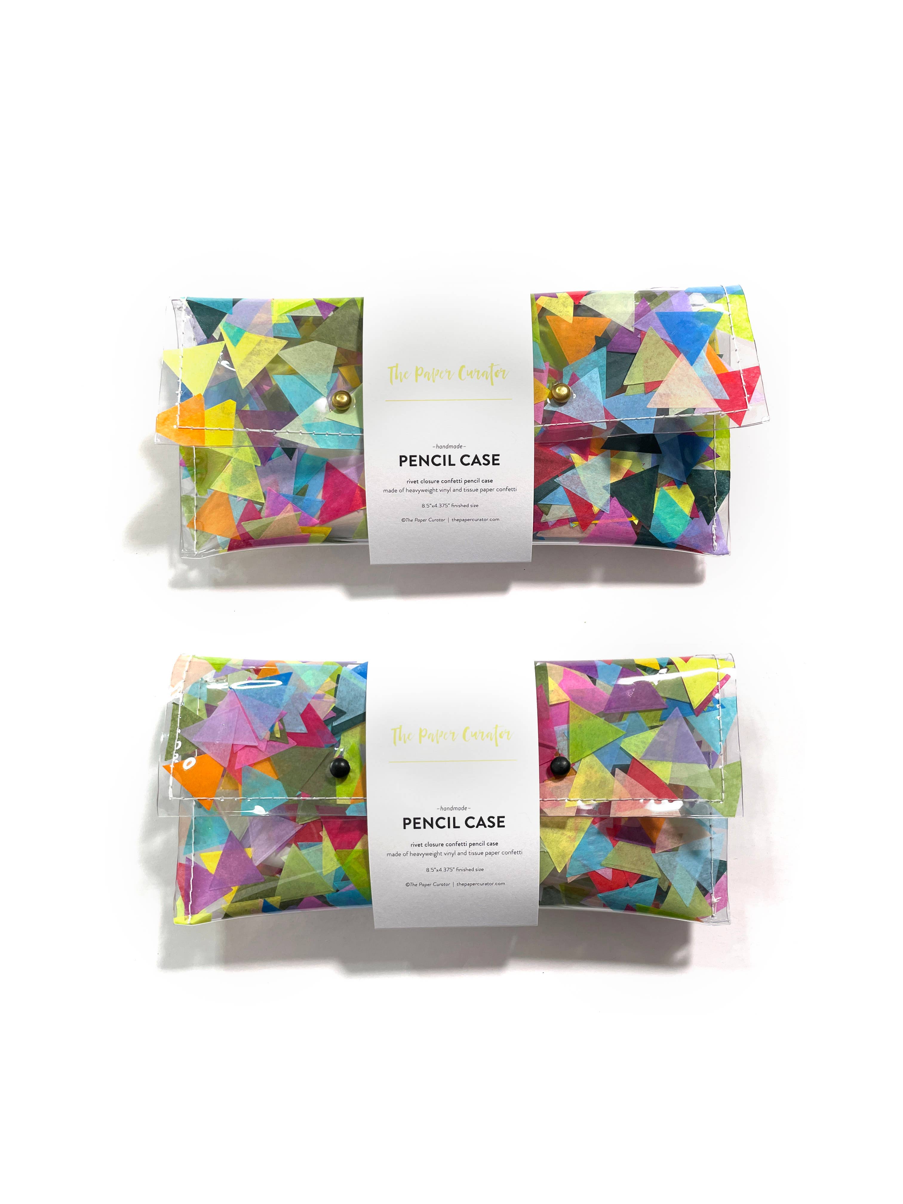 The Paper Curator - Vente Étuis/trousses à crayons - Trousse à crayons Confetti No. 8 | Pochette à crayons | Trousse de maquillage4