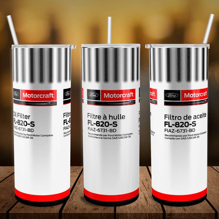 Ford Motorcraft Oil Filter for wholesale by Noel & Co Tumblers