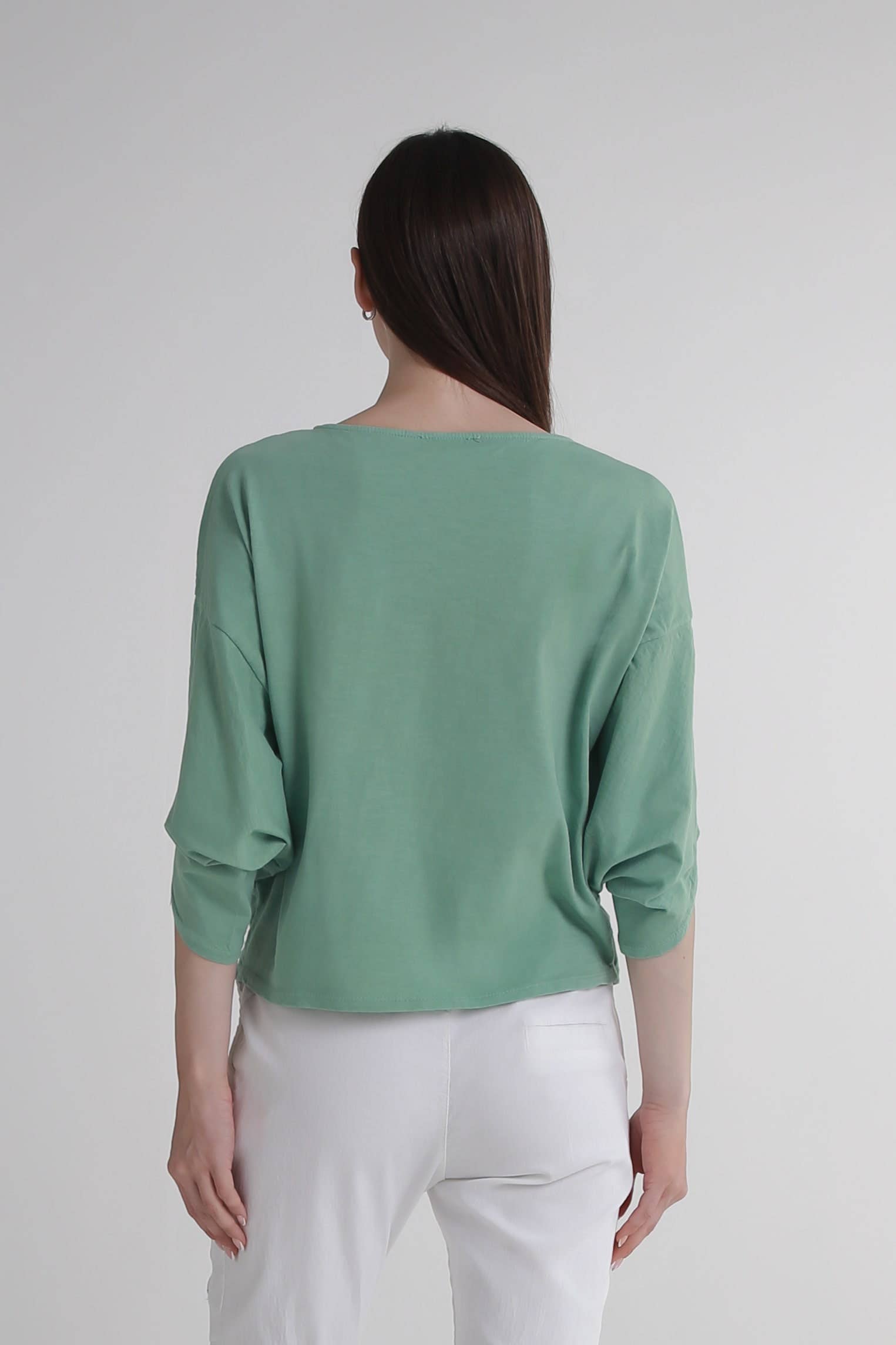 TINA Stephens Italy/Tees By Tina - Wholesale T-Shirt - Women's - Omaria Batwing Crop Top (BSS171)23