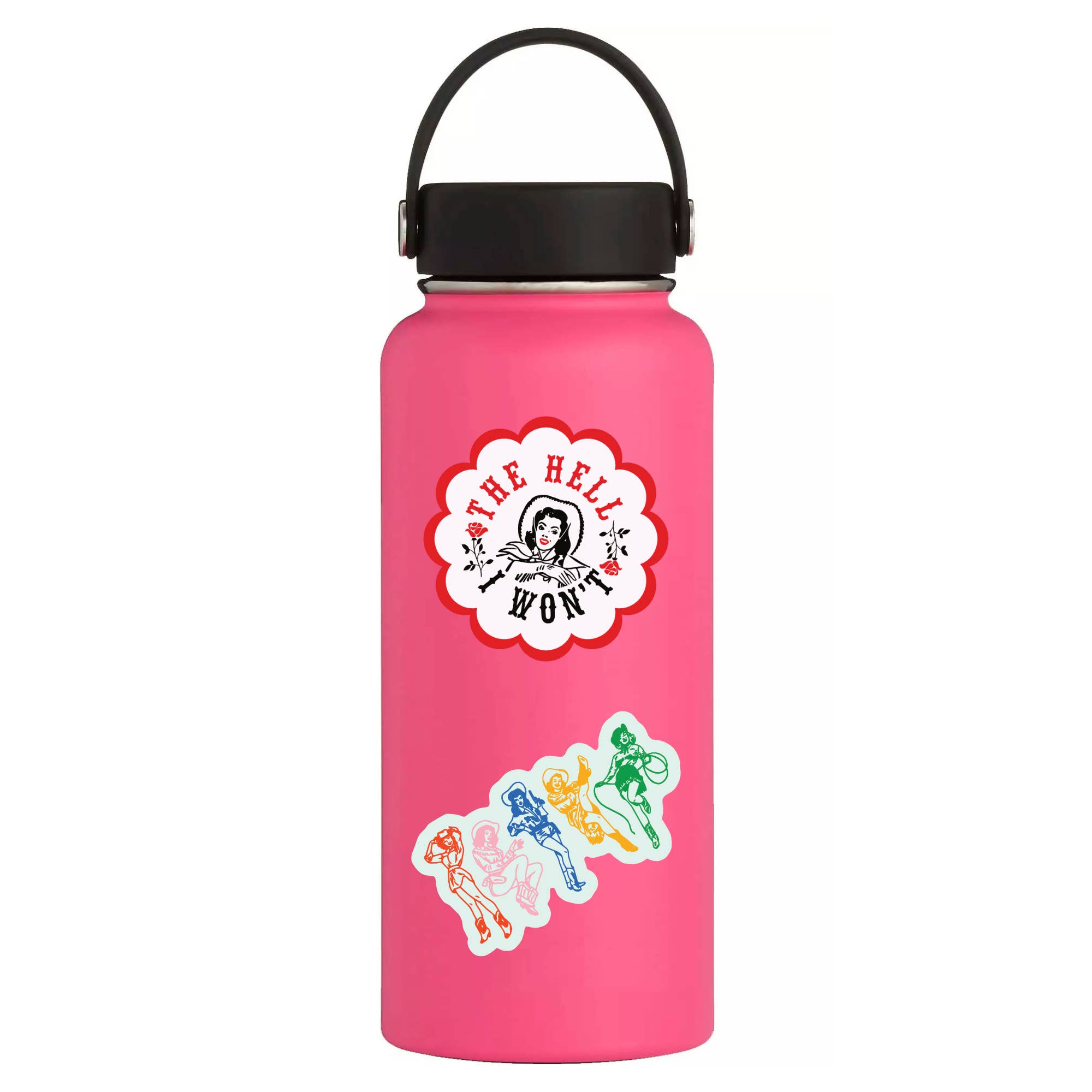 Juju and Moxie - Wholesale Sticker - Cowgirl Retro Pinup Sexy Western High Quality Vinyl Sticker2