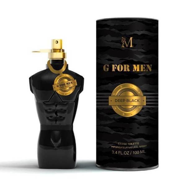 PERFUME 100ML G FOR MEN DEEP BLACK para venta al por mayor de Yes Love Cosmetics