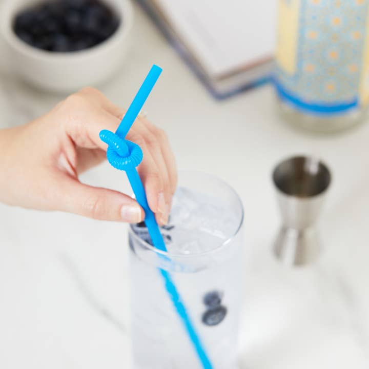 TRUE - Wholesale Drinking Straw - Twisted Ultra Bendy Disposable Plastic Straws Pack of 503