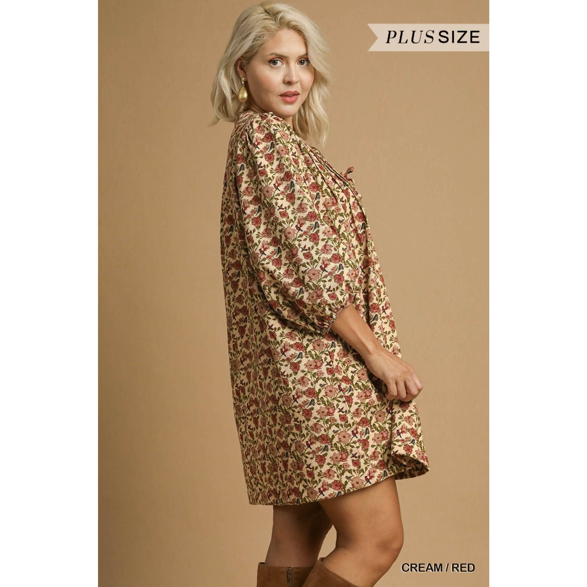STYLE USA - Vente Robe – femme - Robe Florale PLUS1