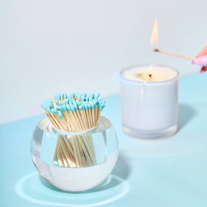 Tart By Taylor - Wholesale Match Holder - Match Striker - Light Blue Matches