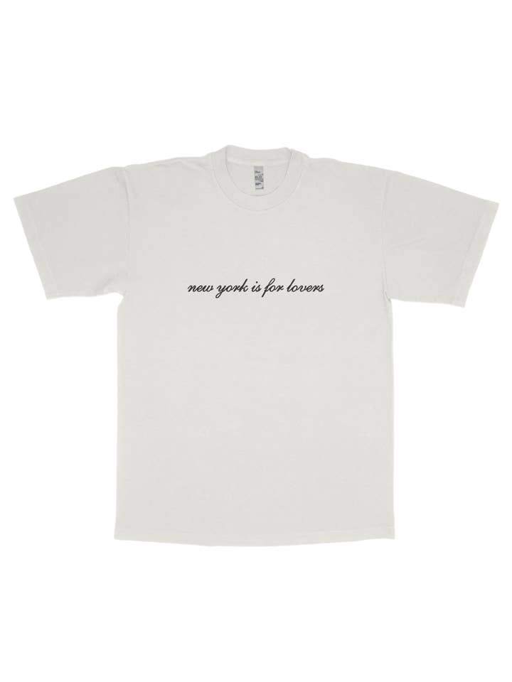 New York Is For Lovers Embroidered T-Shirt for wholesale by Cowboy Stargirl