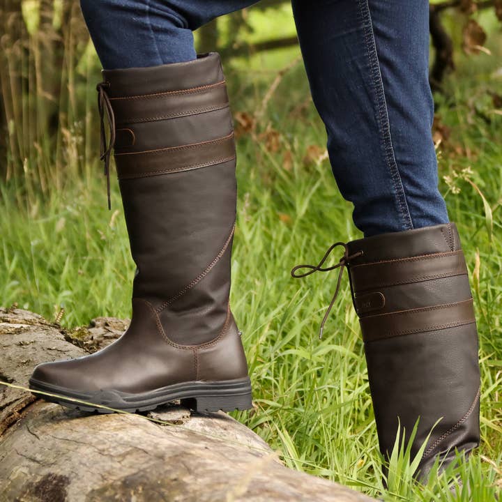 Brown WB132 Longridge Adults Country Boot for wholesale on Faire1