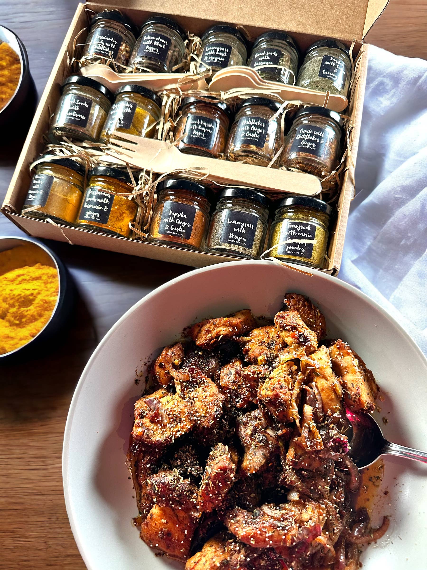 Thespicegift – wholesale Dried spice mix – All in the Aroma Spice Set|15 set Spice Box| Food Gift3