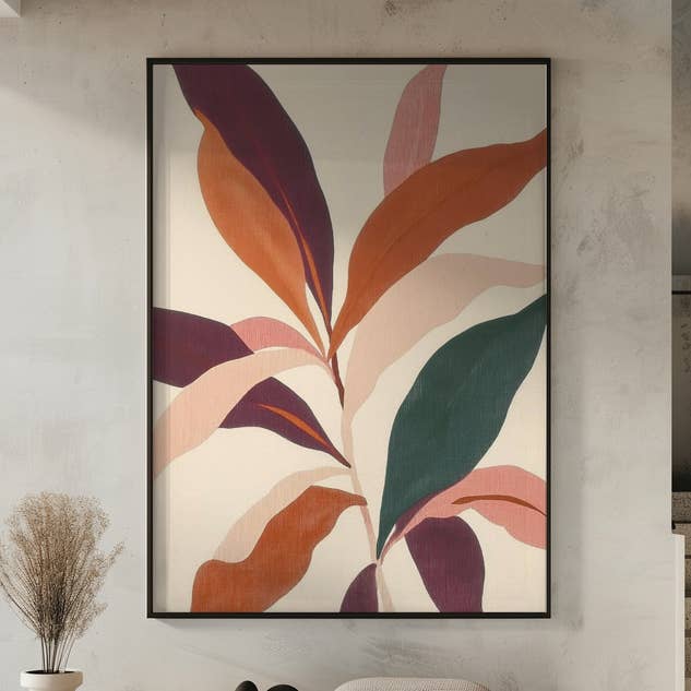 "Abstract Plant" Wall Art for wholesale by Ready2hangart, Inc.