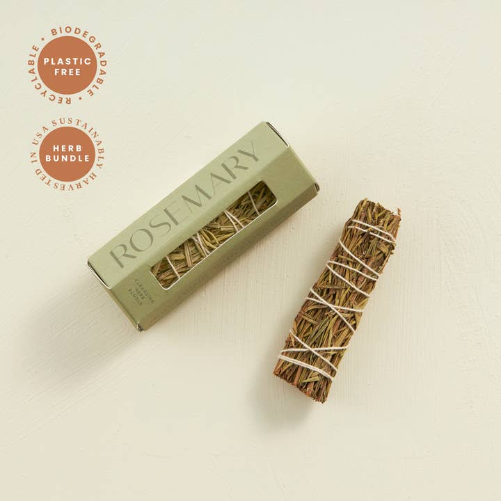 Rosemary Smudging Herb Bundle - Plastic Free Packaging! for wholesale by GeoCentral