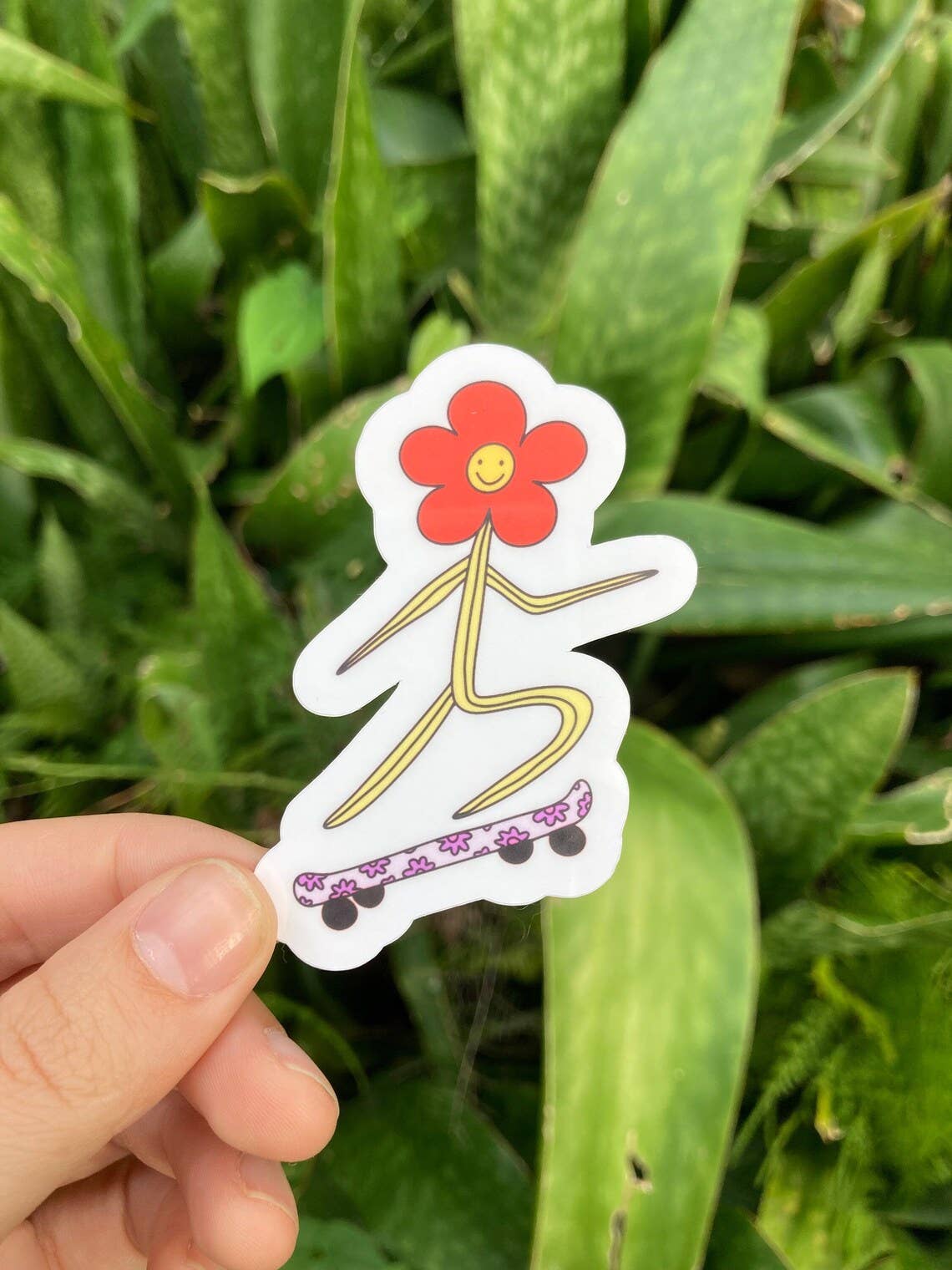 Frankie Blue - Wholesale Sticker - Skateboarding Daisy Waterproof Sticker