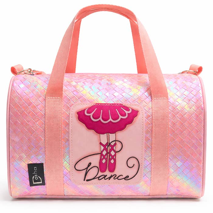 4914Pk Rosie Toes Duffle Bag (Pink) for wholesale by Dasha Designs