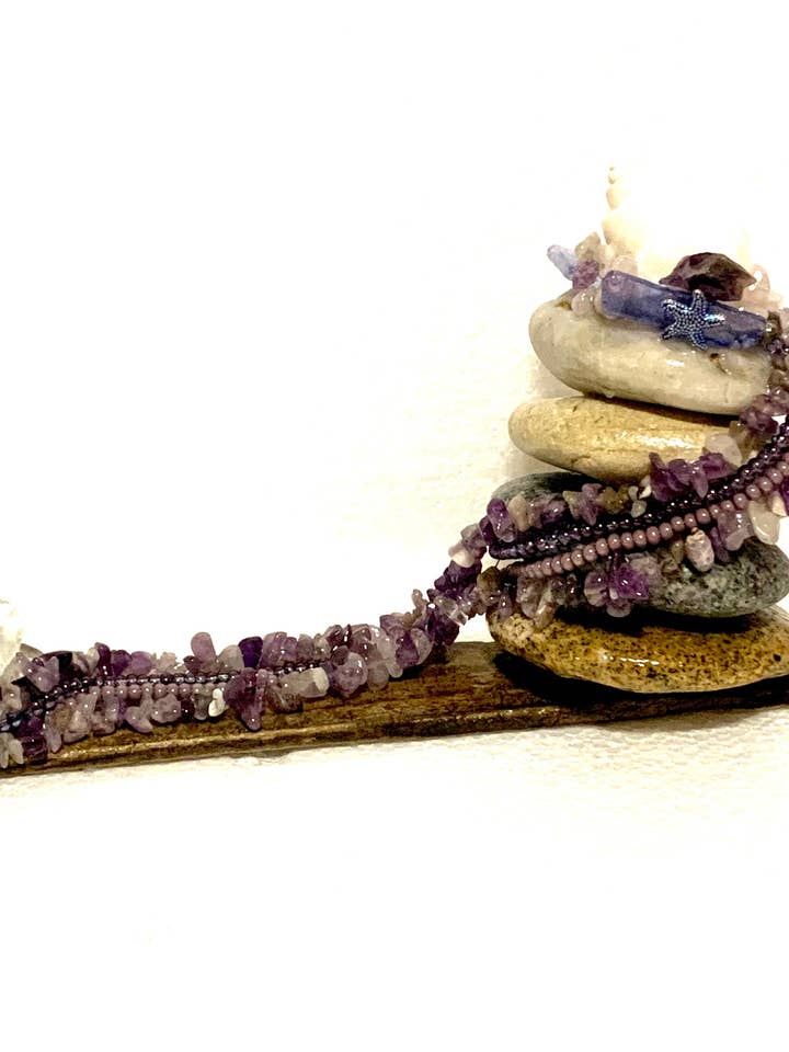 Amethyst Garden Waterfall for engroshandel hos Cairns & Creations by ECW