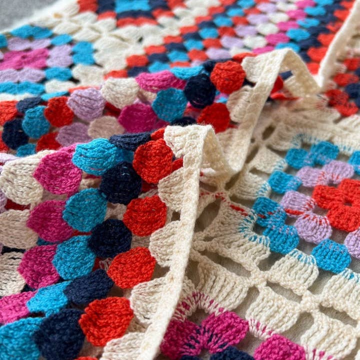 KK Bloom - Vente Cardigan – femme - Cardigan long bohème en crochet à devant ouvert6