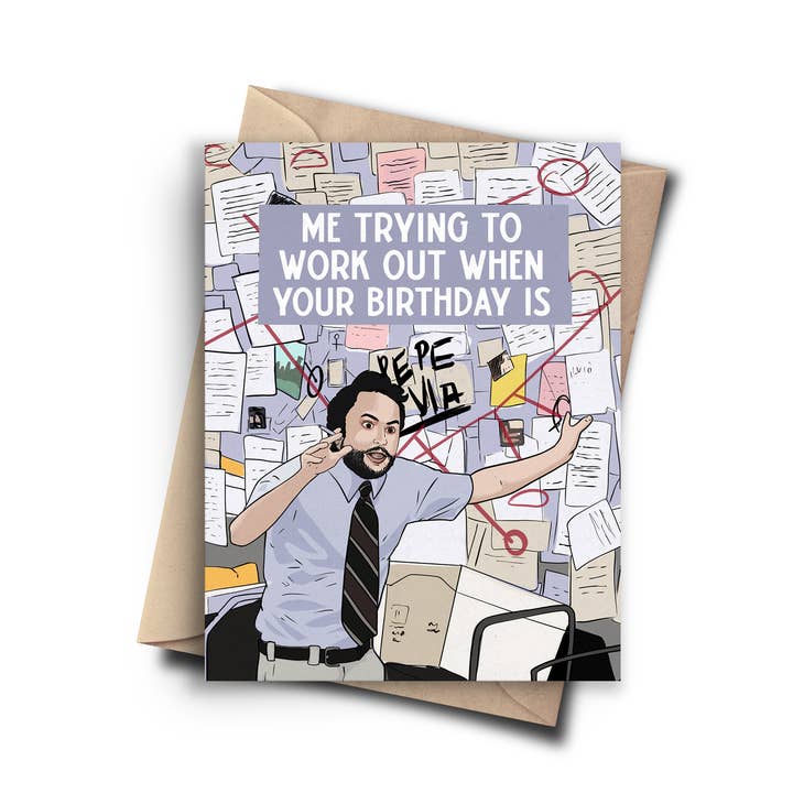Pop Cult Paper - Vente Cartes d'anniversaire - Carte d'anniversaire humoristique It's Always Sunny Carte d'anniversaire mème Pop Culture