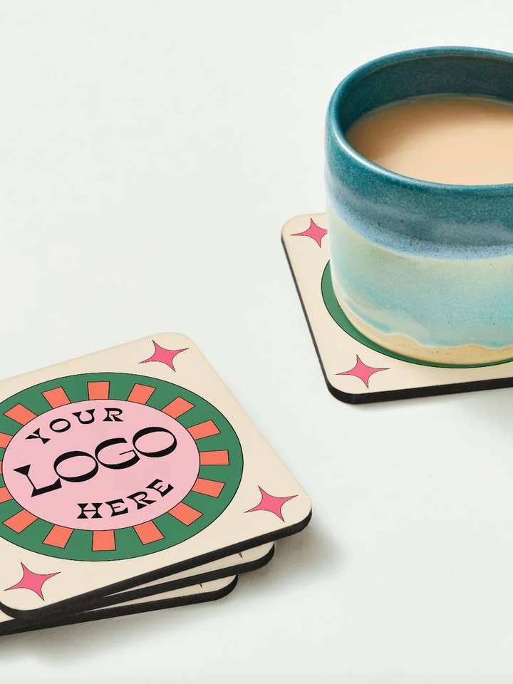 Custom Branded Cardboard Coasters for your Business and other Purchase Wholesale custom print. Free Returns & Net 60 Terms on Faire trending on Faire.