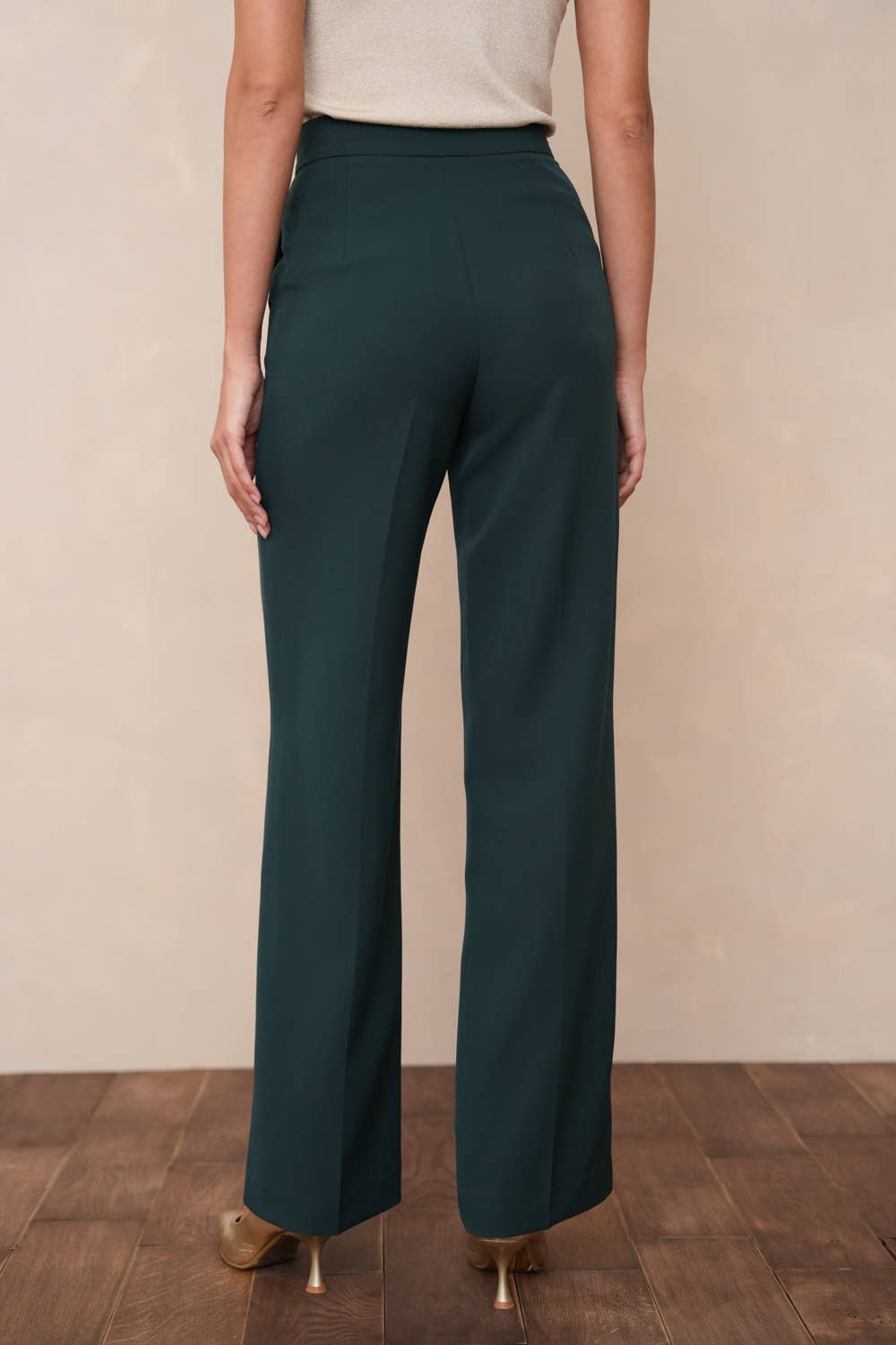 Attentif Paris - Vente Pantalon – femme - [Timeless] Pantalon unie coupe droite29