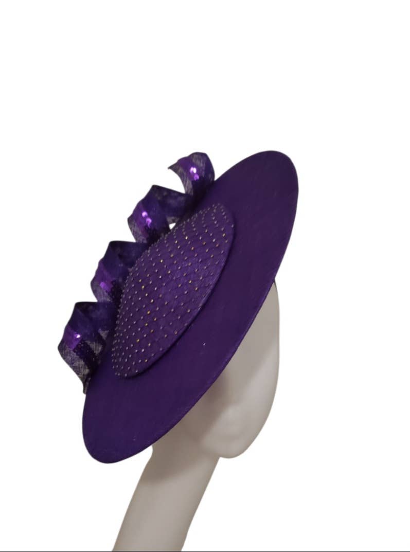 Rehoboth Hats - Wholesale Fascinator Hat - Women's - Spiral Elegance Sinamay Fascinator14