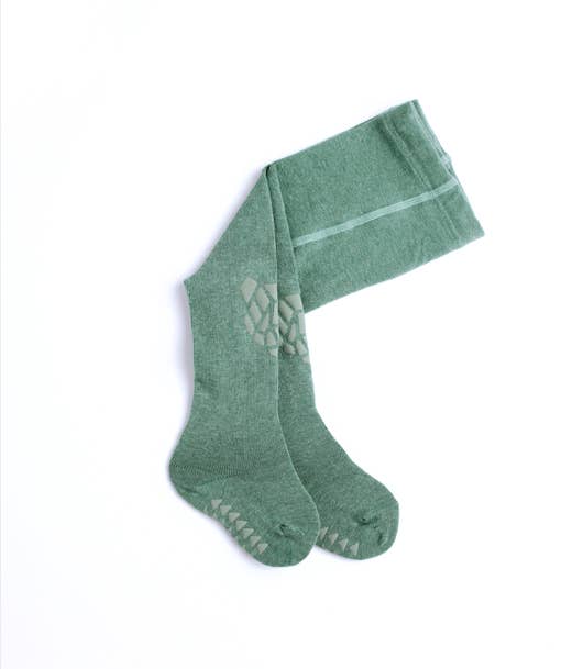 Olie the Curious - Wholesale Socks - Kids - Green Forest Tales Crawling Tight