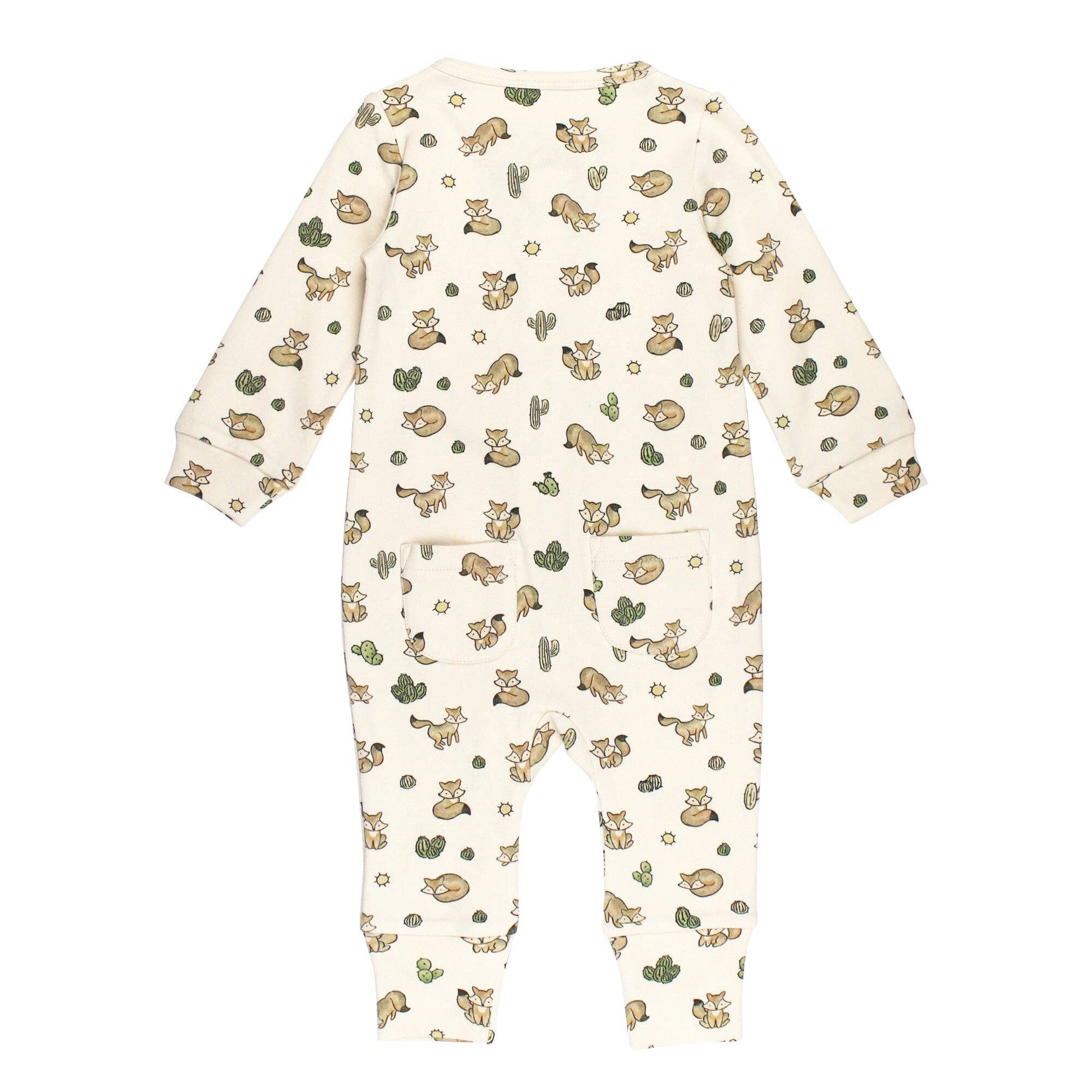 L'ovedbaby - Vendita all'ingrosso Tutina - Neonati - Piccola Volpe | Tutina con Cerniera Organica5