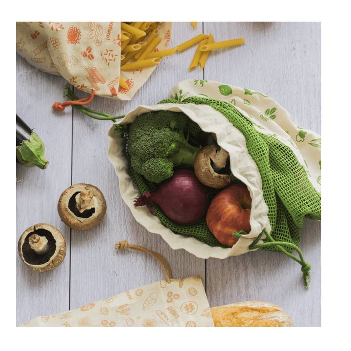 Pebbly France - Wholesale Grocery/shopping bag - Set of 3 Zero Waste Bags0