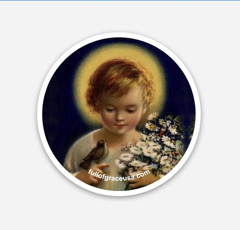 The Retro - a Full of Grace USA Company - Wholesale Sticker - Vita Mundi Round Decal0