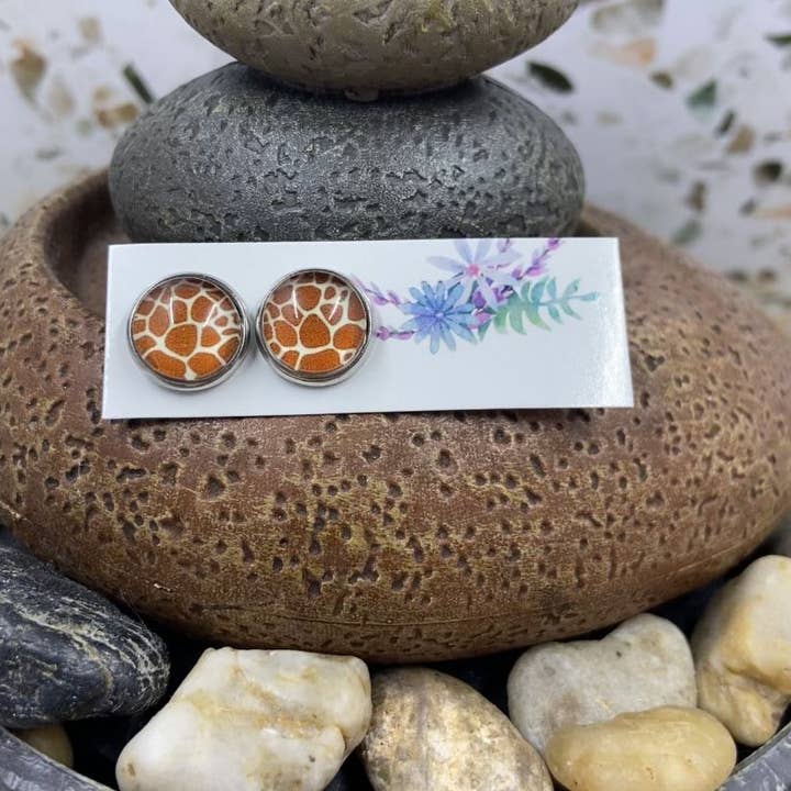 Kleur blok studs voor wholesale door Only Once Originals