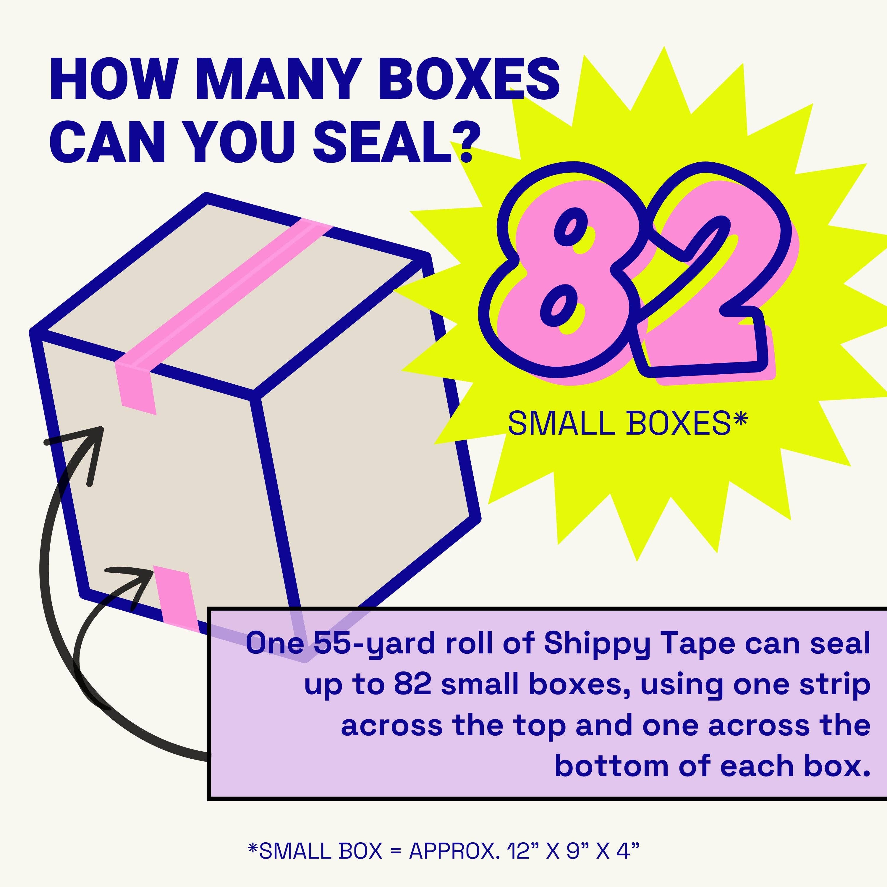 Shippy Tape - Wholesale Tape - Merry Christmas Shipping Tape - Green/Pink Snowflake (55-Yard Roll)6