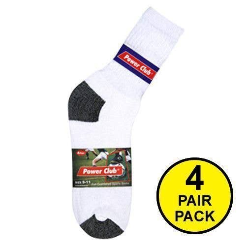 Deluxe Import Trading - Wholesale Socks - Unisex - 4 Pair Pack Black Heal + Toe Socks0