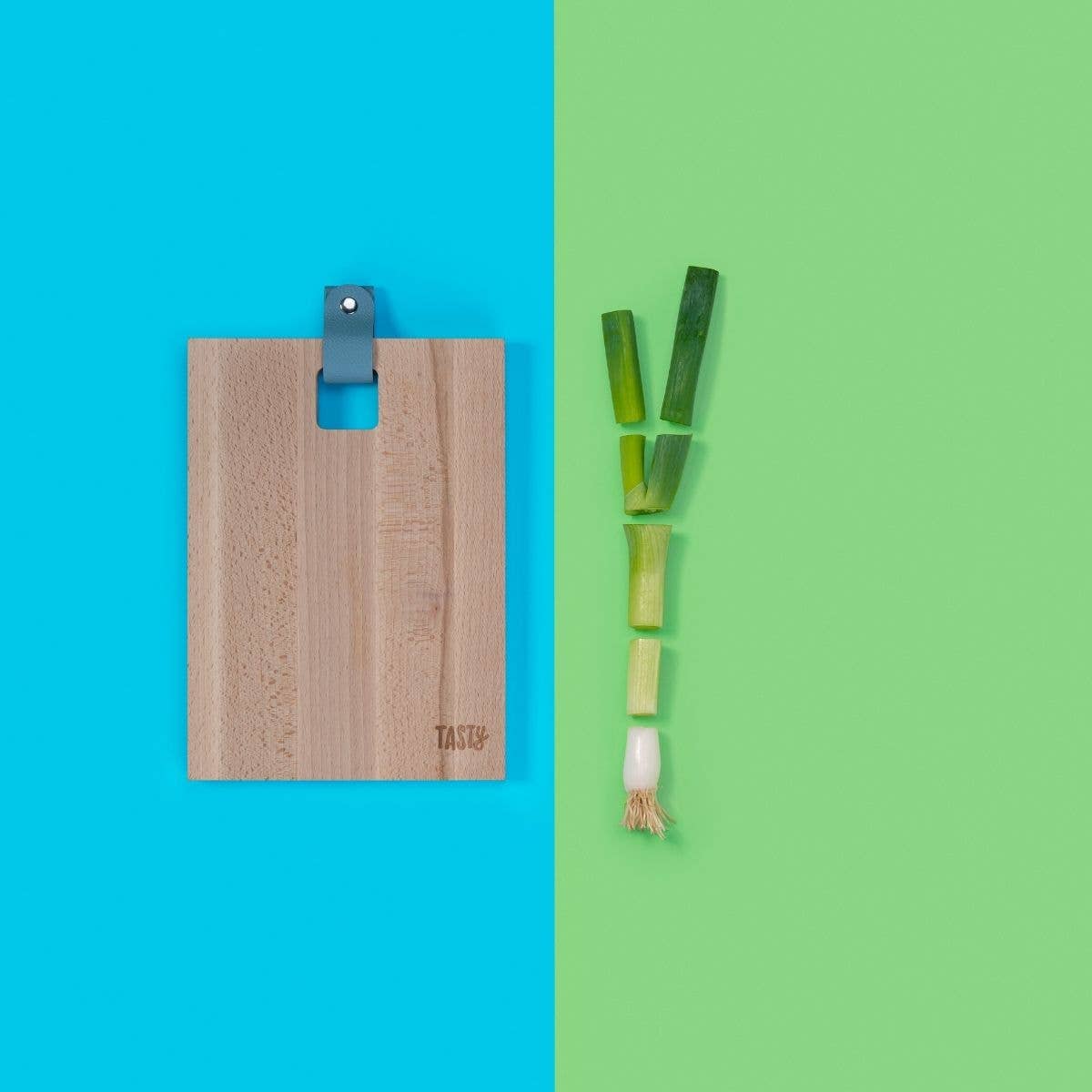 Zenker - Wholesale Cutting Board - Rectangular wooden cutting board 25 x 18 cm Tasty Green1