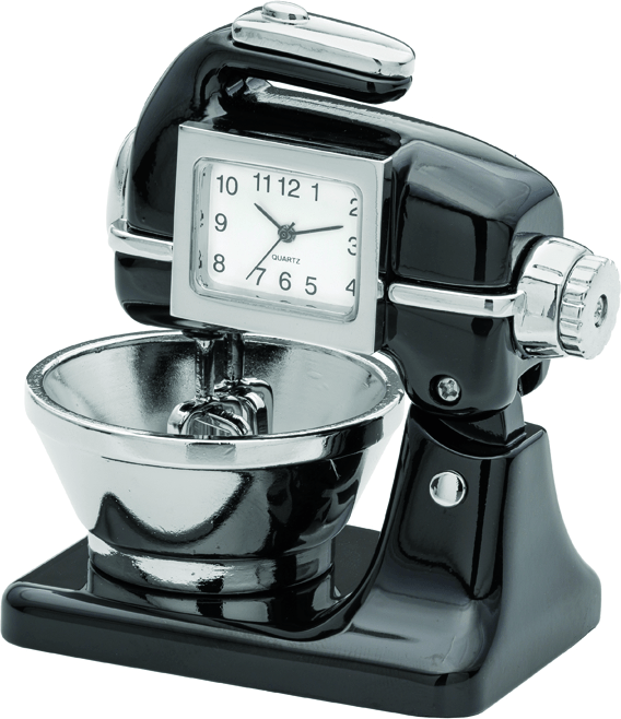 sanis enterprises, inc - Wholesale Desk Clock - Mixer & Bowl Clock0