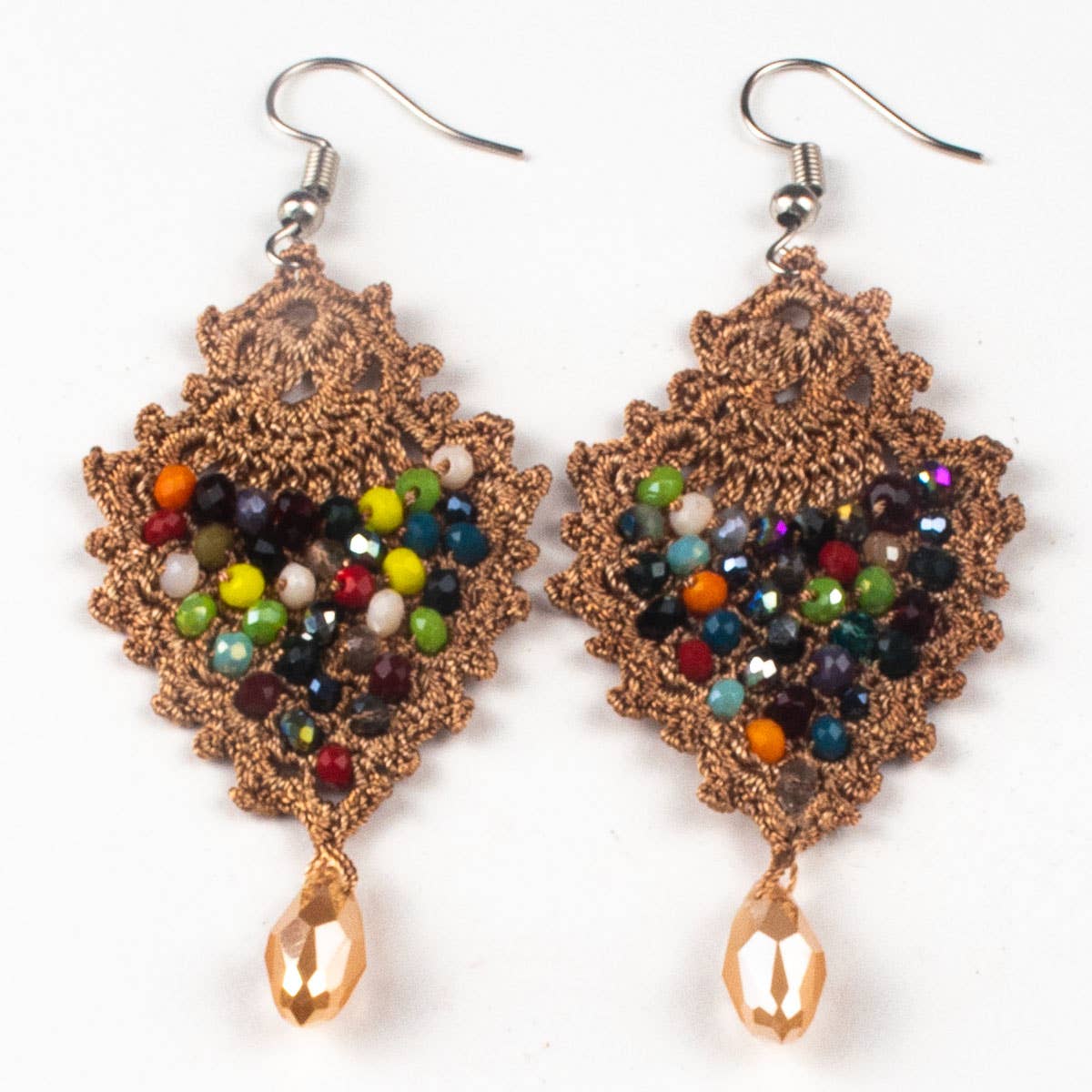 Silk Wool and Bijoux - Wholesale Dangle Earrings - FCE002 Sole Earrings11