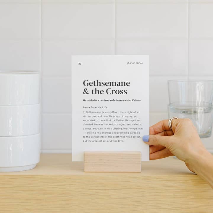 Salt&Hart - Wholesale Religious card - Christmas to Easter: The Life of Jesus Christ Card Set1