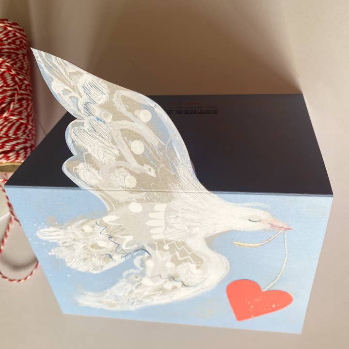 Esther Kent Design - Wholesale Valentine's Day Card - Love Dove Mantelpiece Card