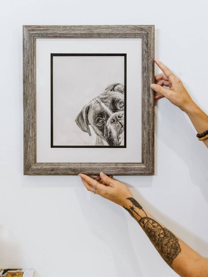 Boxer Dog Fine Art Giclée Print for wholesale by Crystal Clarke Animal Art