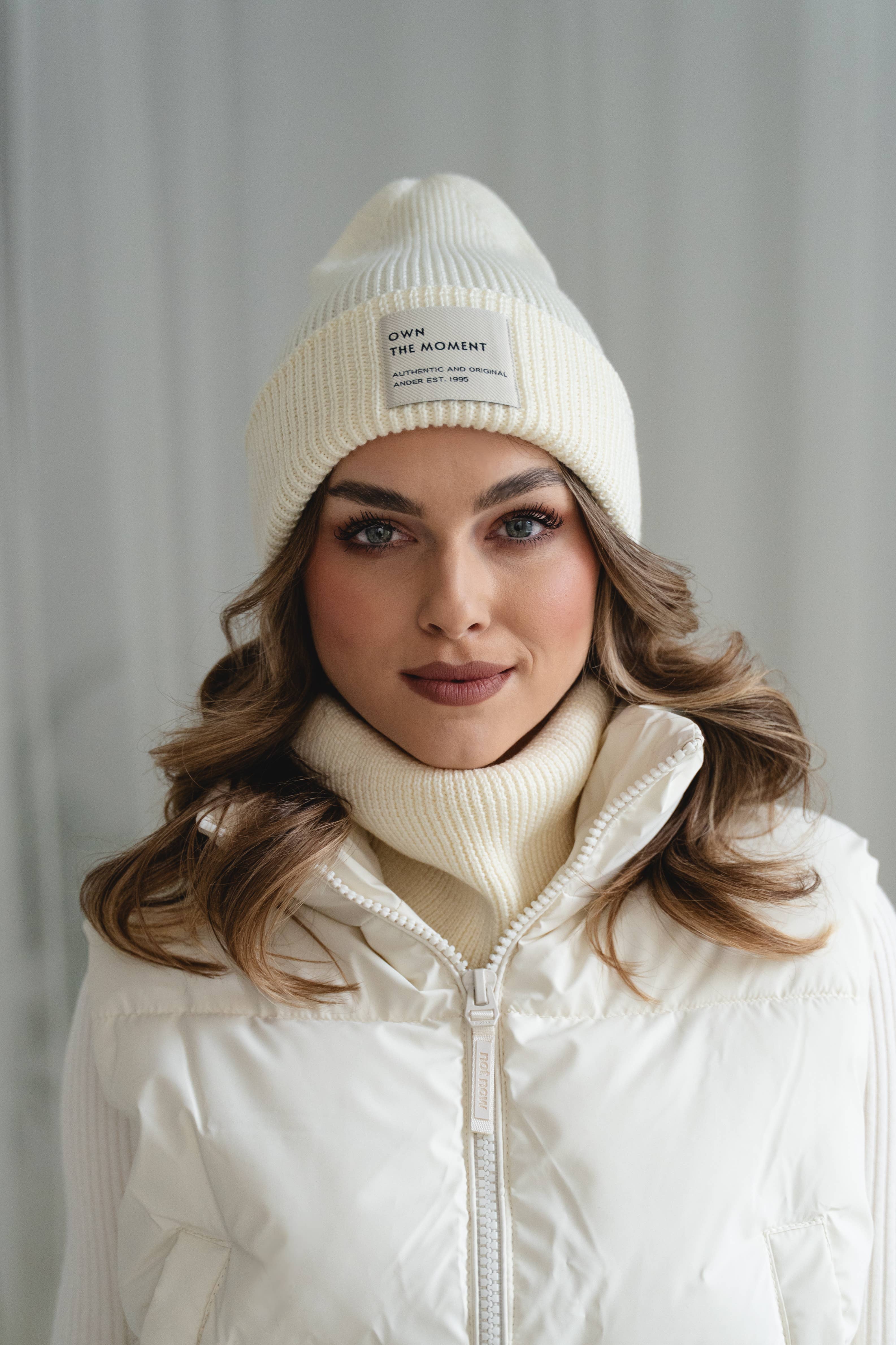 Ander - Wholesale Beanie - Women's - New Brigid 100%  Merino Wool set! Beanie + snood made in PL19